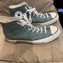Preowned Mens Size 12 - Converse Chuck 70 High Admiral Elm shoes 