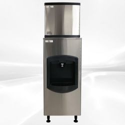 NSF 350 lbs Hotel Ice Maker Dispenser Air Cooled HD-130B