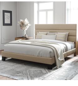 Platform bed frame size king