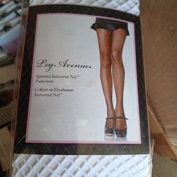 Leg avenue Spandex industrial pantyhose red, white and nude One size