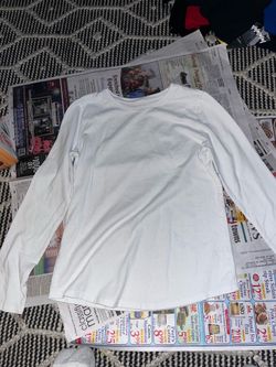 Wonder, nation, white long sleeve T-shirt, unisex size large 10/12 Wonder, nation, white long sleeve T-shirt, unisex size large 10/12