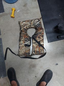 Youth Camo Boating Life Vest