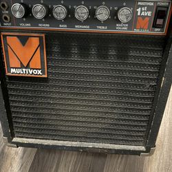 Vintage Guitar Amplifier Multivox 1st Ave 80’s