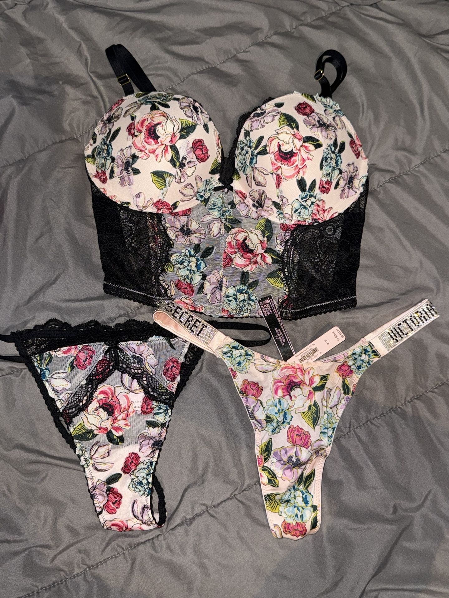 Victoria’s Secret Floral Corset Set