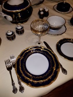 Beautiful European Cobalt Set 