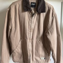 Zara Men’s Canvas Work Jacket