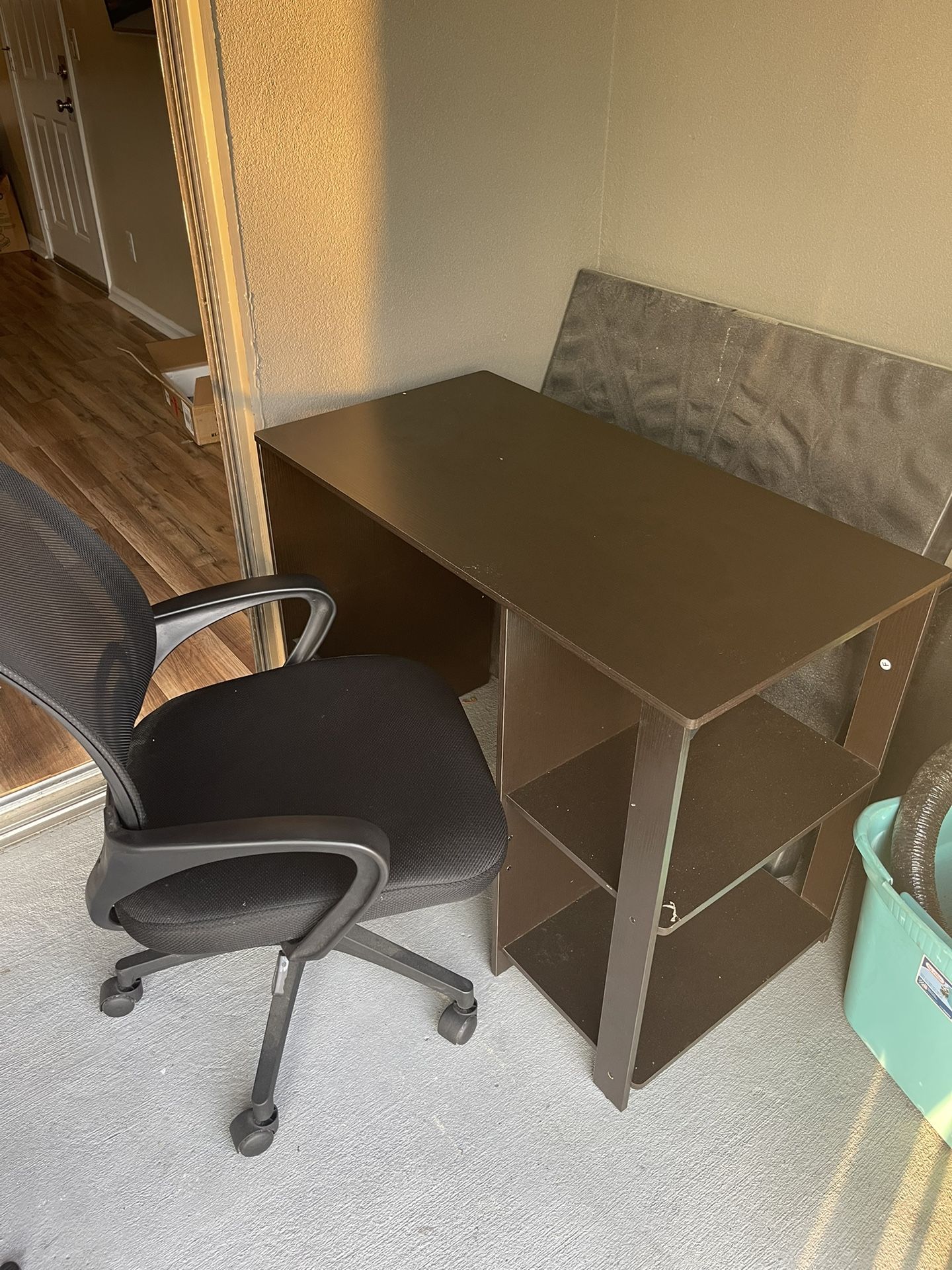 I Have A Desk And A Office Rolling Chair For Sell