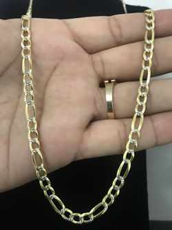 14k gold vermeil Fígaro chain