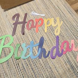 Birthday banner