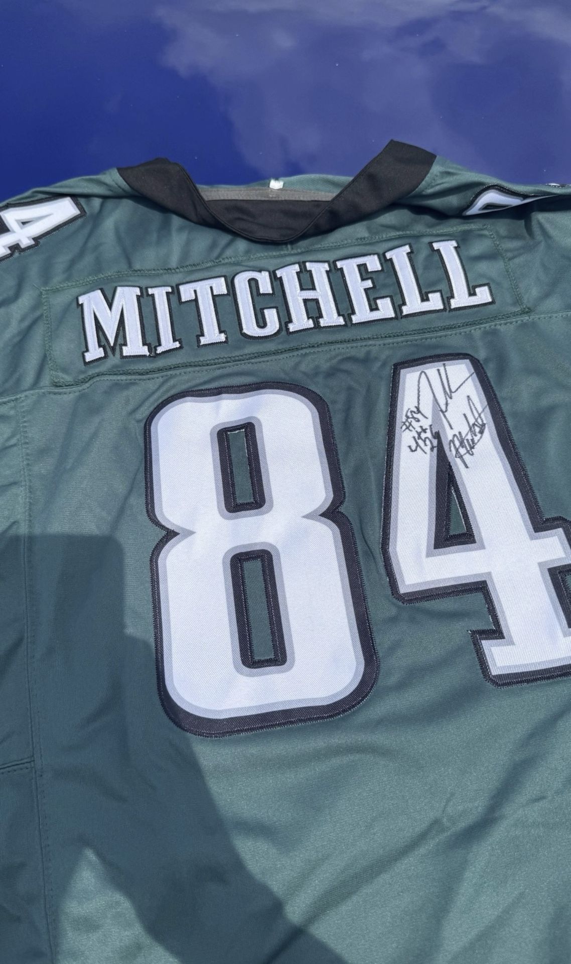 π₯ Freddie Mitchell #84 Eagles Signed Jersey β Player Owned & Hand-Signed