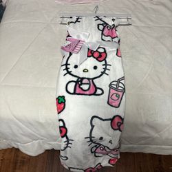 Hello Kitty Strawberry Blanket 