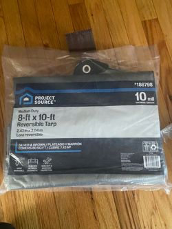 Project Source 8x10 ft Reversible Tarp