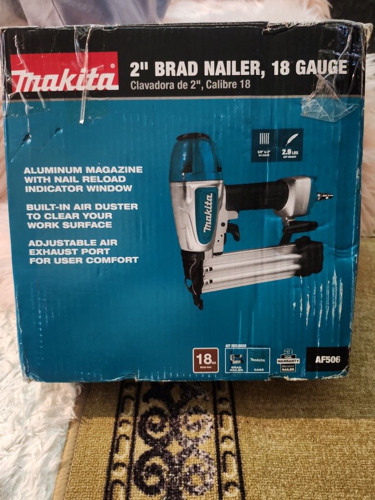 Makita Pneumatic 18-Gauge 2 in. Brad Nailer