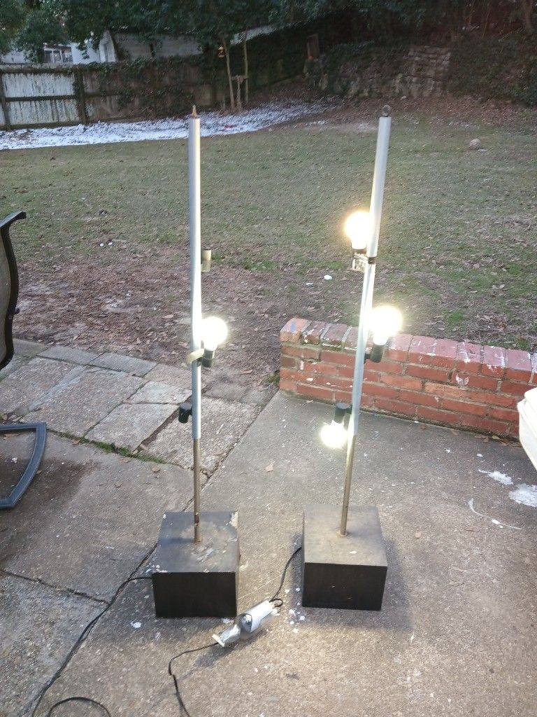 Set Of 2 Shop Lights For Sale