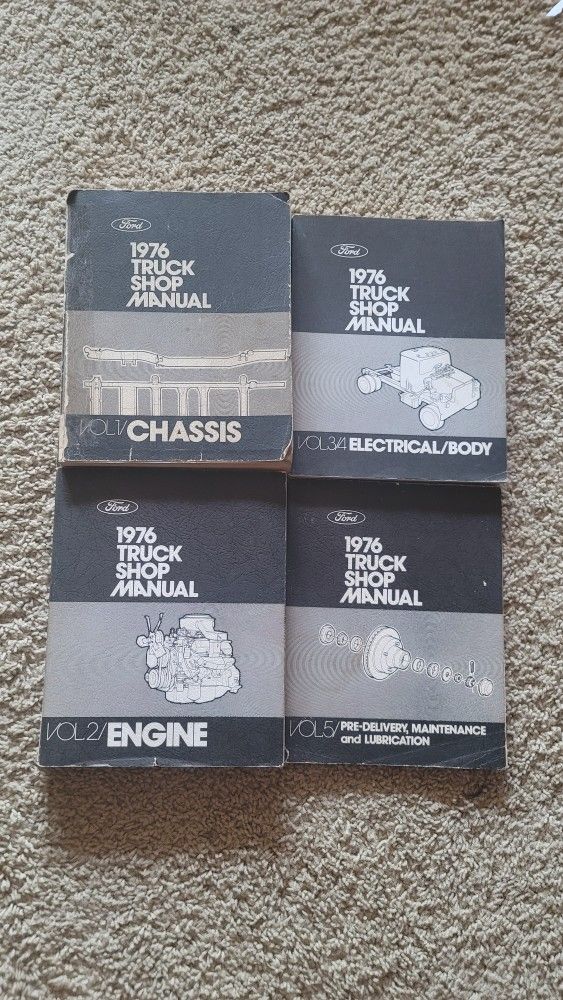 1976 Ford Truck Shop Manual Set