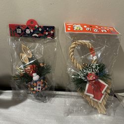 Japanese Good Luck Decor - New. Price For Both Item