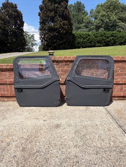 Jeep Wrangler YJ Soft Doors – Pair – 1(contact info removed) – Great Condition