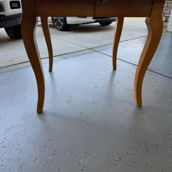 $50 OBO wooden round table 