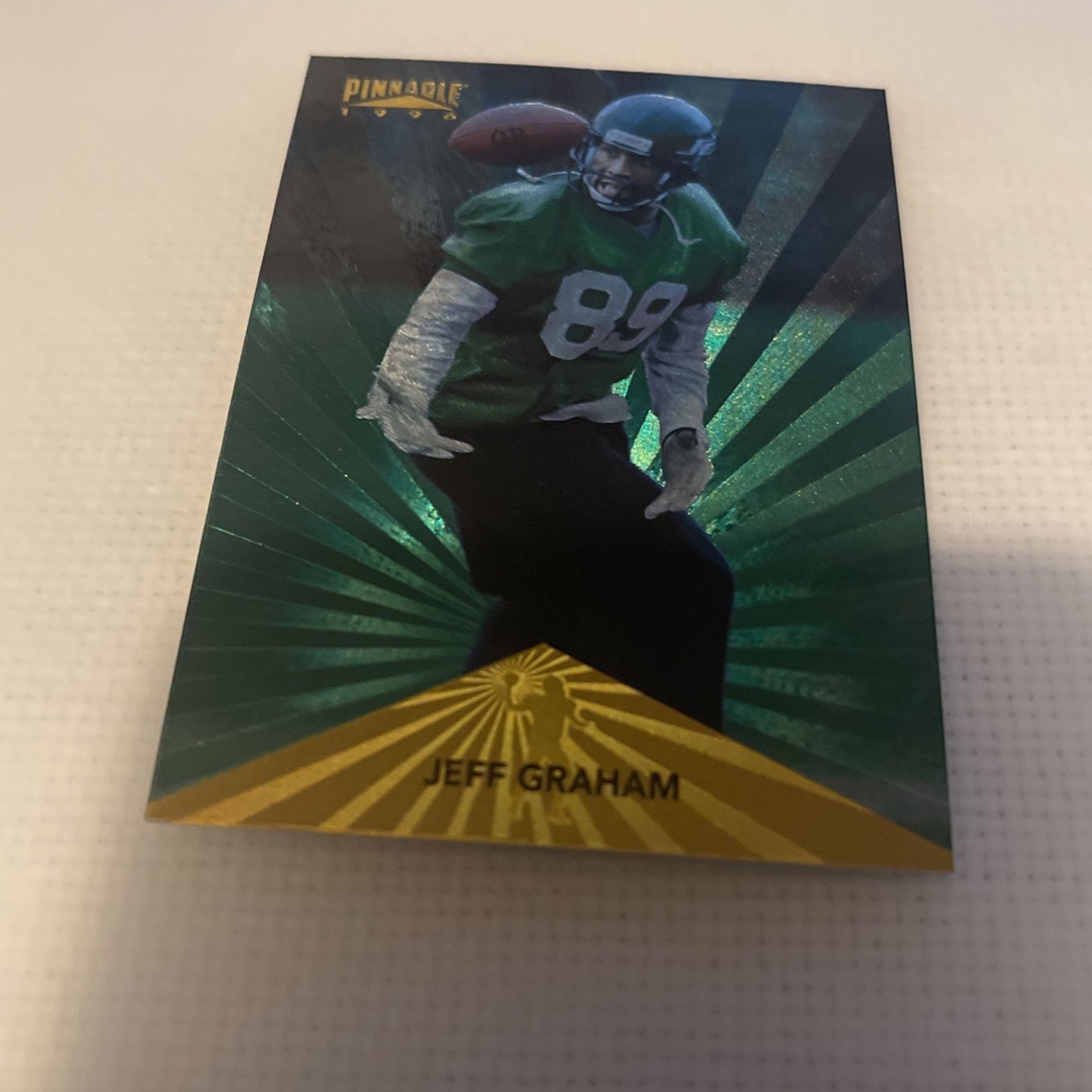 Football Pinnacle 1996 Jeff Graham #34
