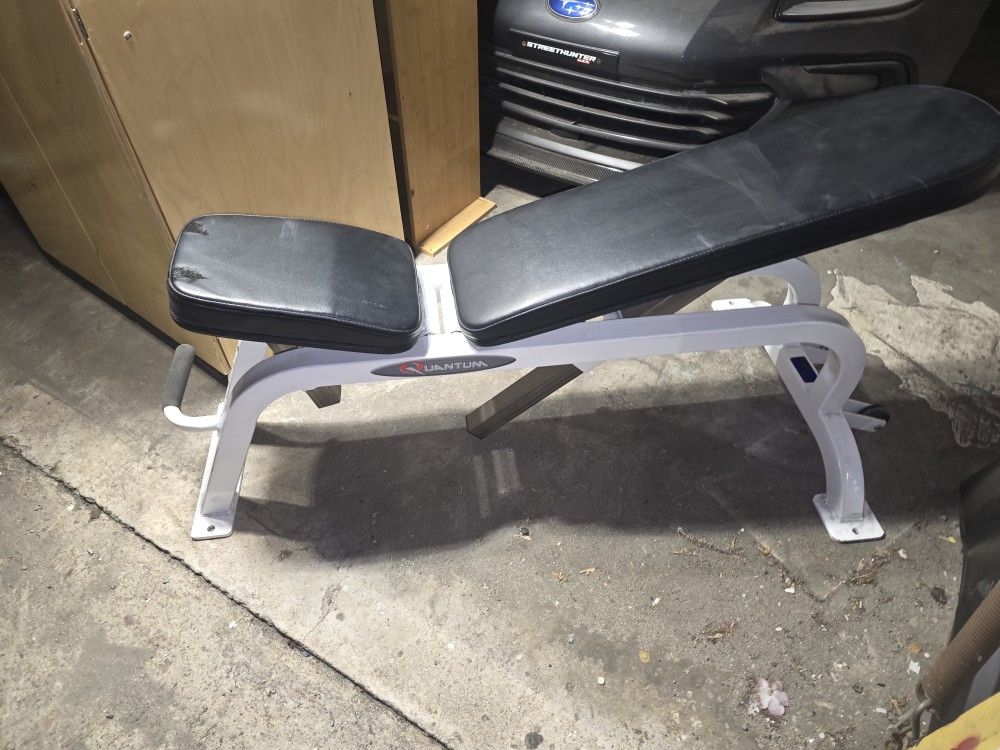 York Barbell adjustable weight bench.