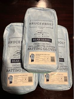 Bruce bolts long cuff adult sizes