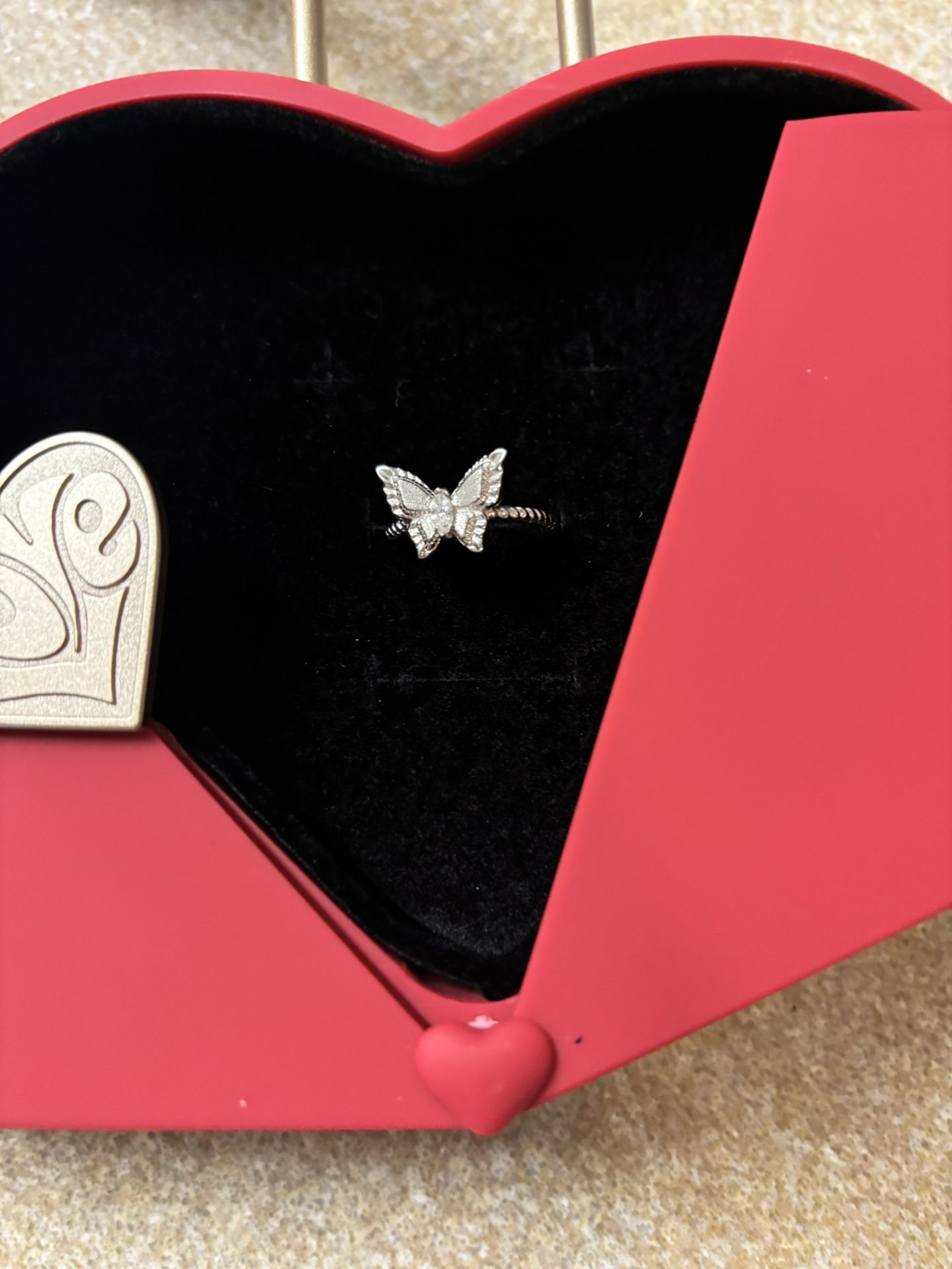 925 Silver Butterfly Ring