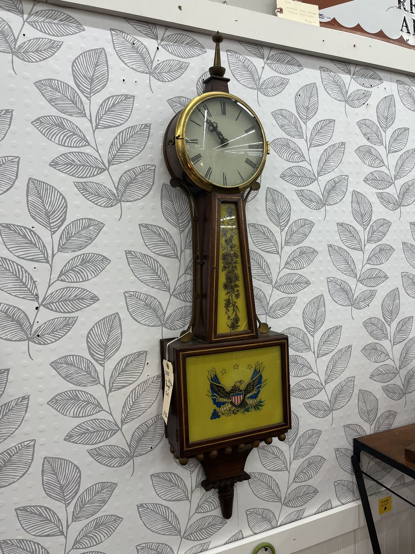 Antique Banjo Clock(battery operated)