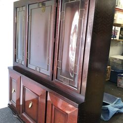 Antique Mahogany China Cabinet