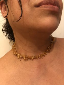 Citrine necklace 15’inch