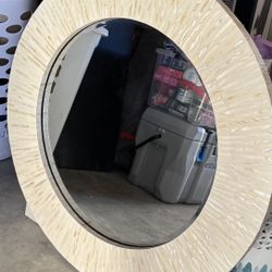 Pier 1 Mother of Pearl Handcrafted Mirror