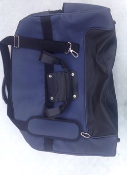 Gym duffle bag travel bag color blue