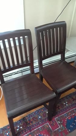 Solid wood chairs