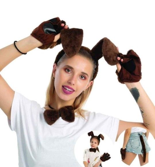 Kids/Adults Dog/Puppy Halloween Costume Accessories