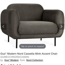 Gus Nord Armchair Mink 