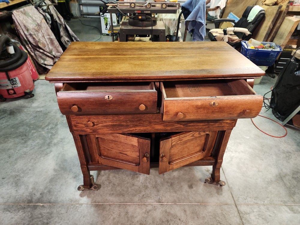 Antique Dresser,,Cabinet,,completely Restored,,Refinished to Perfection