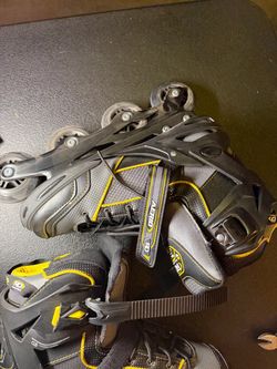 Roller Derby Aerio Q-60 Men’s Inline Skates – Size 11 – Black & Yellow