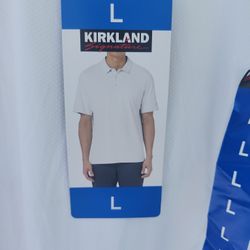 Kirkland Signature Men's Classic White Polo