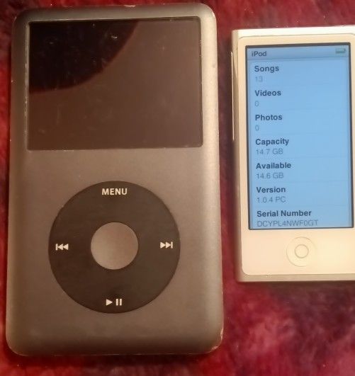 iPod Classic 160 Plus iPod 64 Gig Nano