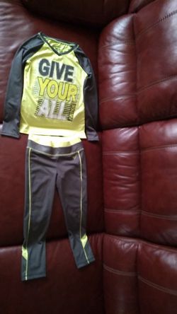 Girls Justice workout outfit