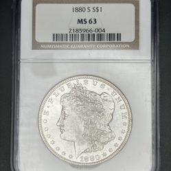 1880 S S$1 MS63 MORGAN DOLLAR NGC