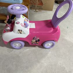 Mini Mouse Ride On/ Push Toy 