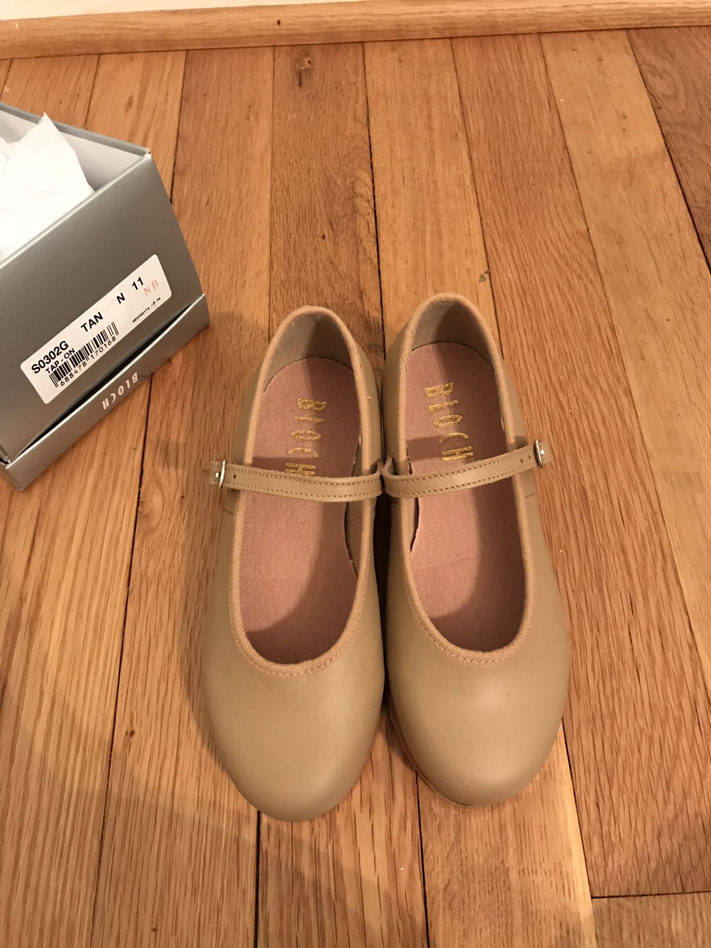 NEW Bloch Toddler Girls Leather Tap Shoes