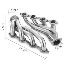 Chevy Small Block Shorty Headers And Magnaflow Tip