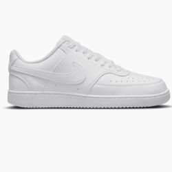 Nike Court Vision Low Next Nature Sneaker White White Men’s 8.5 Women’s 10