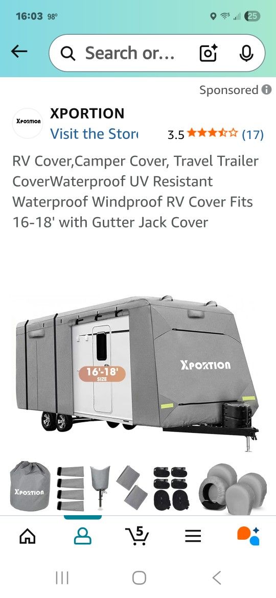 RV cover 30' To 33'