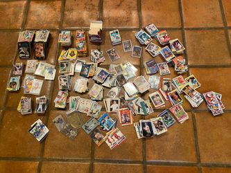 Large Lot Of Vintage/90S Baseball Football Basketball Cards Estate Find 