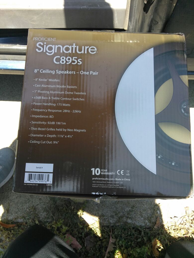 Signature C895s ceiling speakers for Sale in San Jose CA OfferUp