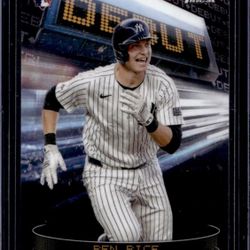 2025 Finest Ben Rice Debut RC Rookie #D-8 Yankees