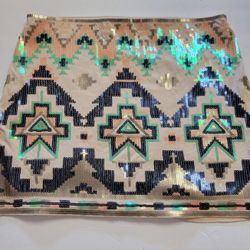 Gorgeous Express Aztec Sequins Mini Size S