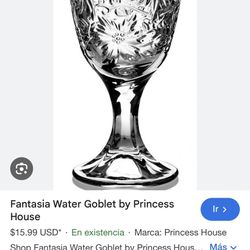 Princess House Copas 4 De La Línea Fantasia 